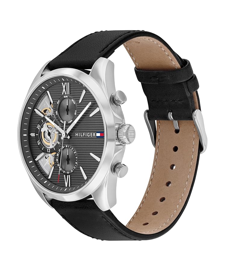 トミーヒルフィガー 5ATM 防水 ラウンド デイト メンズ 腕時計 クォーツ Amazon.com: Tommy Hilfiger Men's Quartz Multifunction Watch